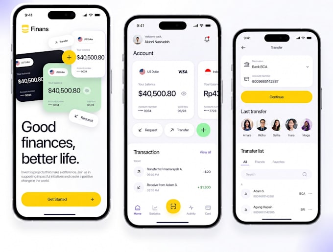 develop fintech app online payment app p2p money transfer app wallet loan app