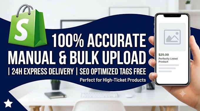 do bulk shopify product upload, variants, and csv listing