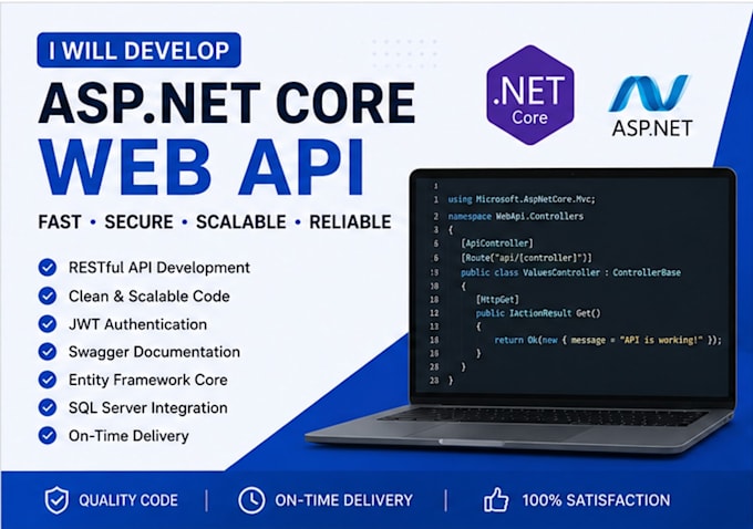 develop aspdotnet core web API