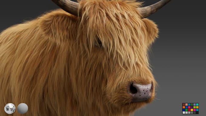 create aaa quality 3d animal characters with realistic fur in ue5