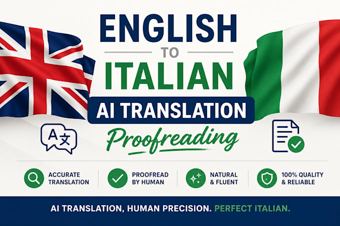manually proofread and edit your italian ai translation