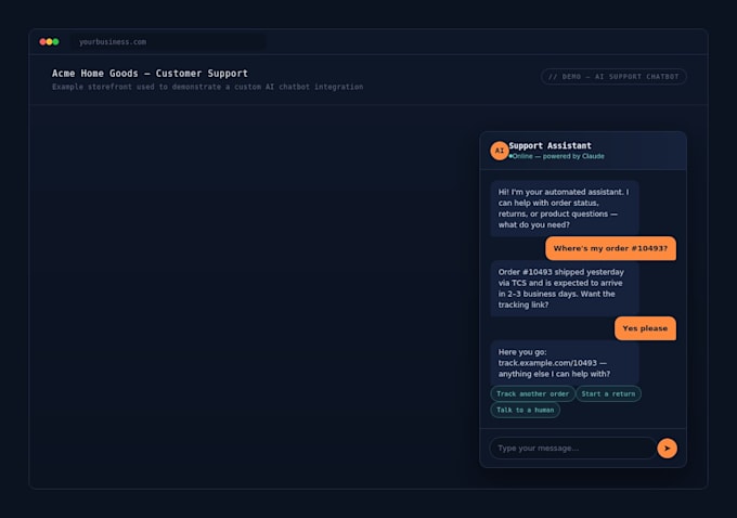 make ai chatbots and calling
