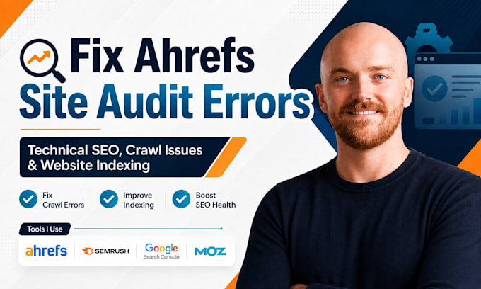 fix ahrefs site audit errors, technical seo issues and website indexing problems