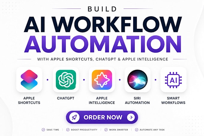 build ai workflow automation using apple shortcuts chatgpt and apple intelligent