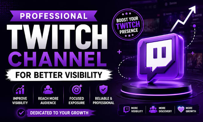 professionally boost your twitch visibility