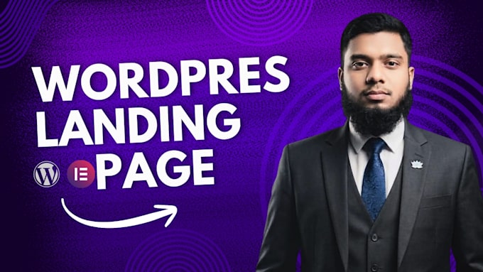 design a responsive elementor landing page
