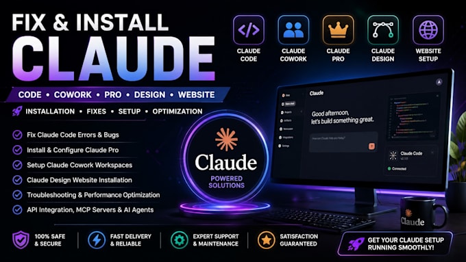 fix claude code claude cowork claude pro claude design installation website