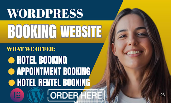 design wordpress booking website, hotel booking and redesign wordpress booking