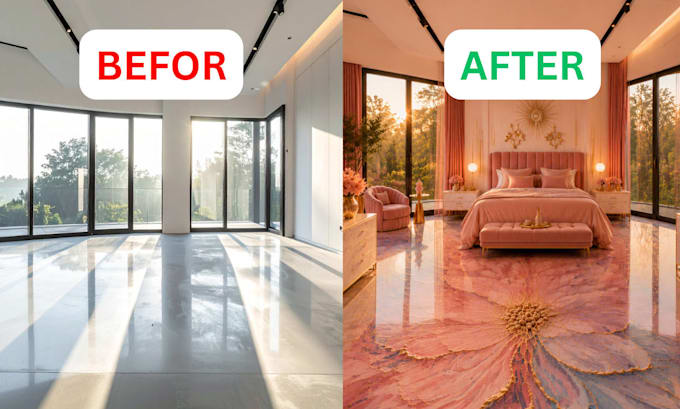 create viral ai asmr floor transformation videos