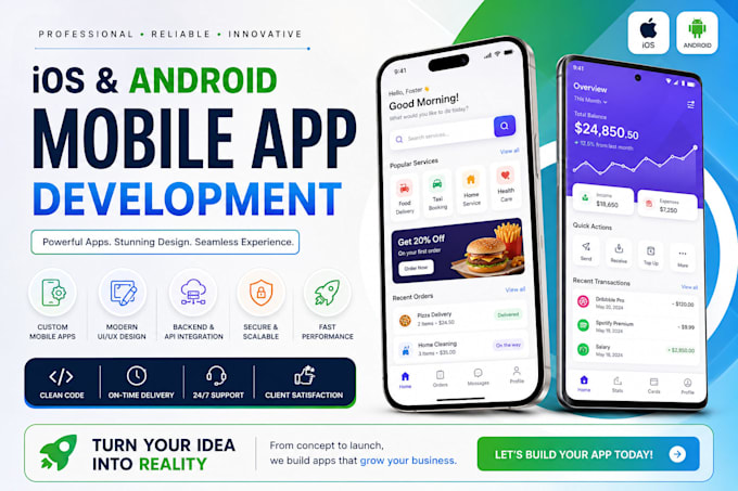 do IOS and android app development mobile app developer