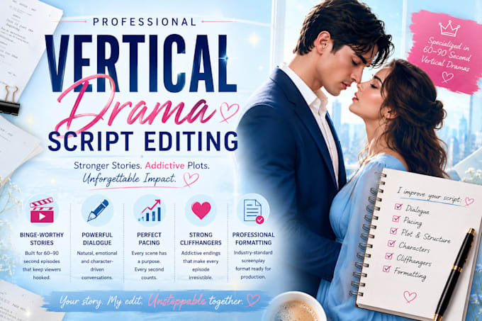 edit and improve your vertical drama screenplay