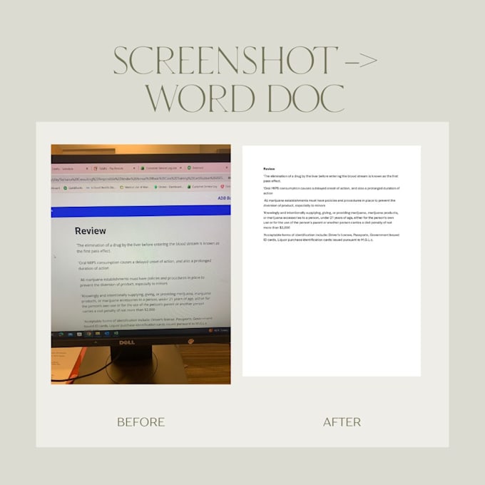 retype scanned documents or PDF files into word or excel