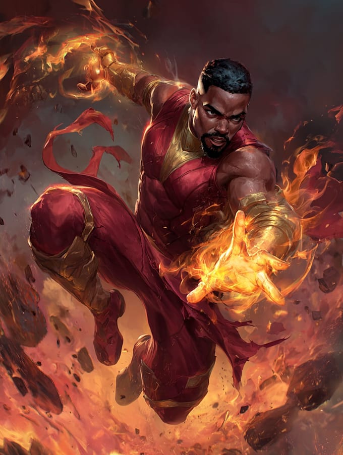 do a superhero comic