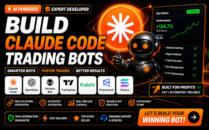 build claude code openclaw hermes bot tradingview kalshi solana polymarket bot