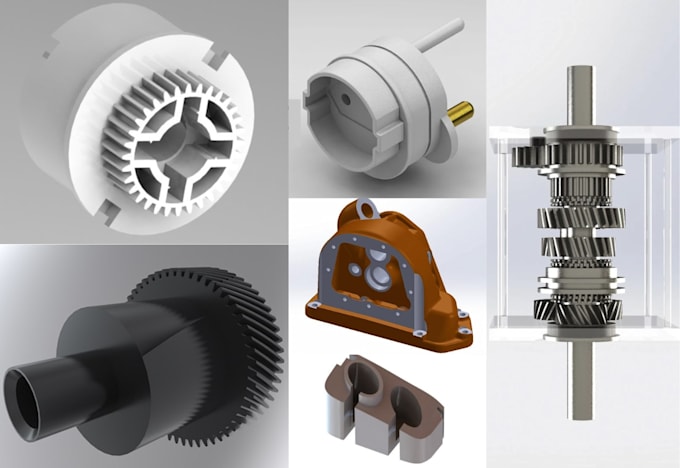 reverse engineering mechanical engineering industrial machine part cad modeling