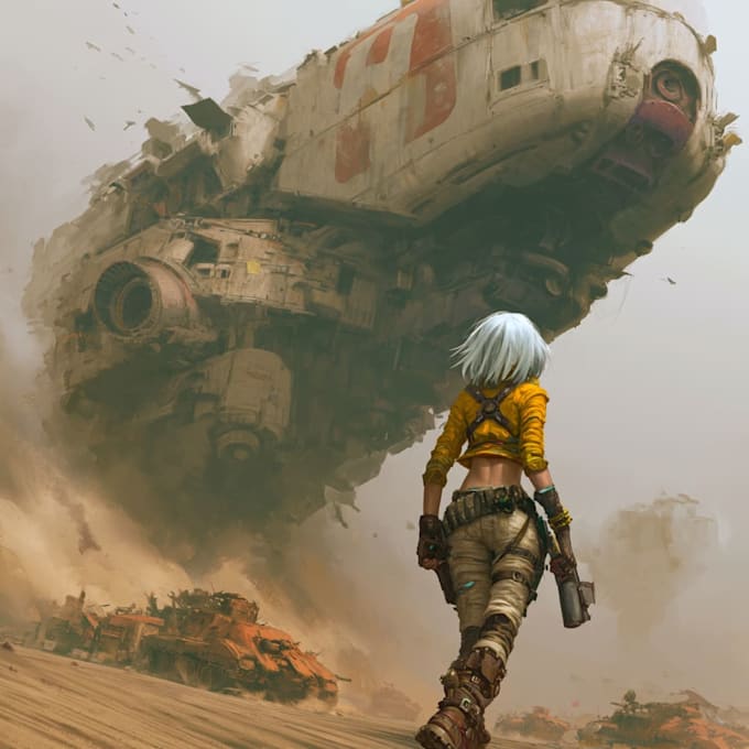 draw sci fi illustration and sci fi sci fi illustration