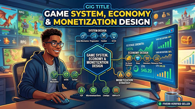 design your game systems, economy, and monetization for f2p