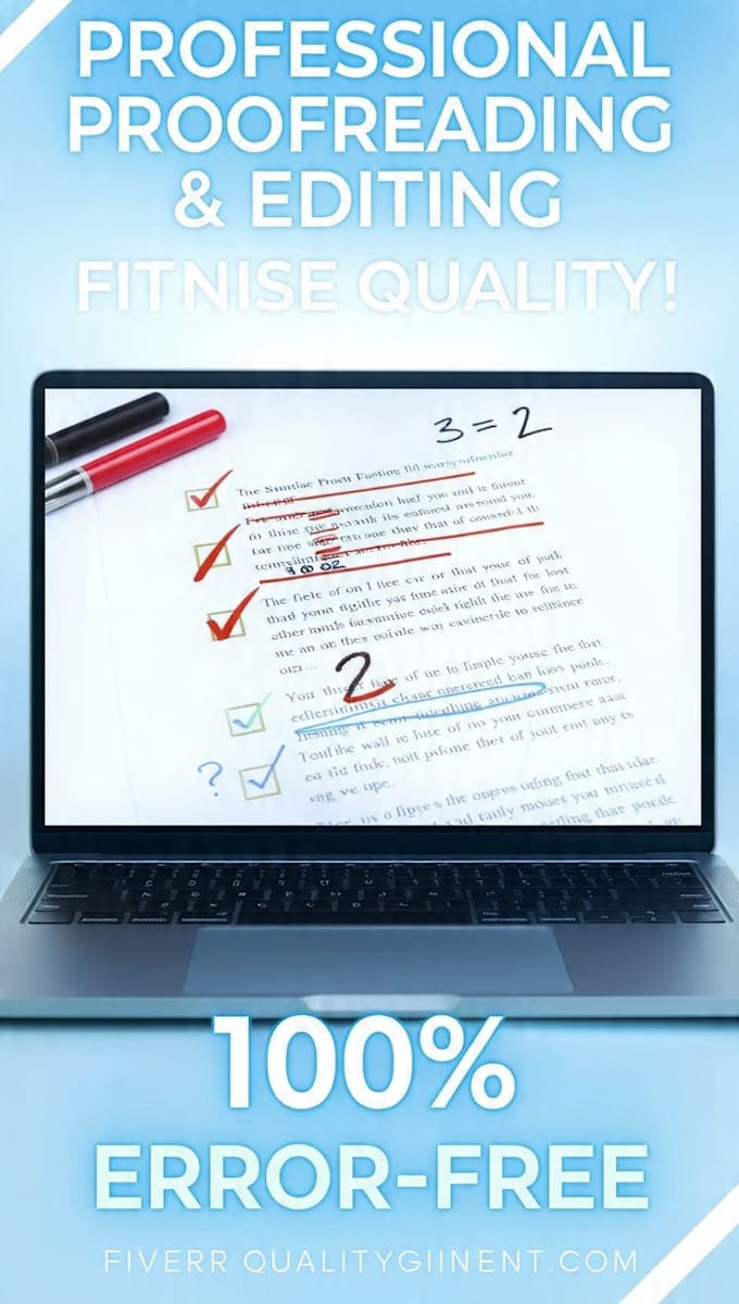 proofread and edit articles