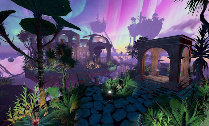 create immersive vrchat worlds in unity sdk3 for PC and quest