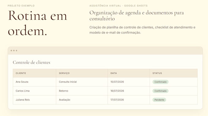 virtual assistant for admin tasks and organization