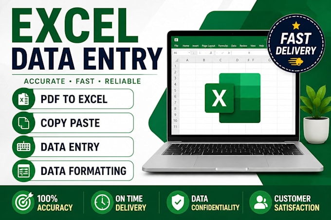 do excel data entry services