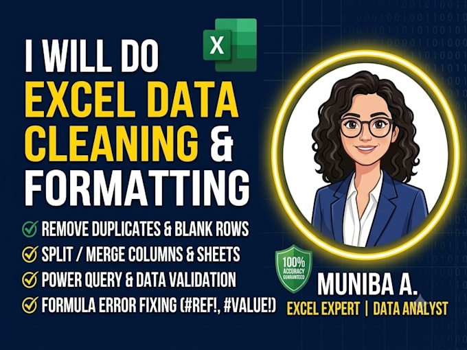 do excel data cleaning, formatting and remove duplicates