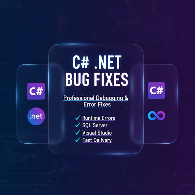 fix bugs and errors in your c sharp dot net application