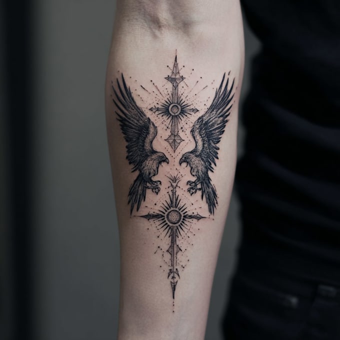 basic dotwork tattoo design for you