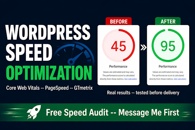 speed up your wordpress website and improve pagespeed score
