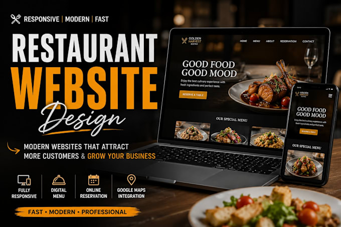build website for your restaurant that will improve your sales