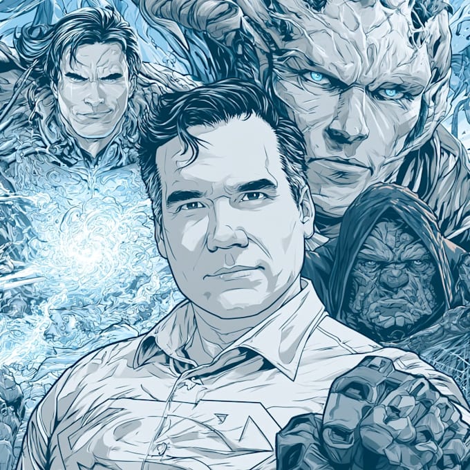 illustrate comic book design,
