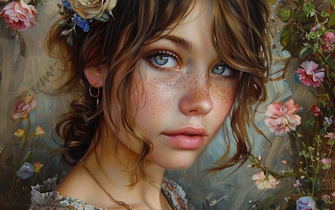 paint renaissance art oil painting portrait