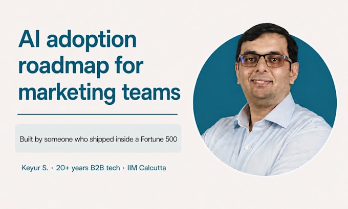 design an ai adoption roadmap for your marketing team