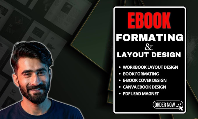 create professional ebook formatting, layout design, and kindle ebook formatting