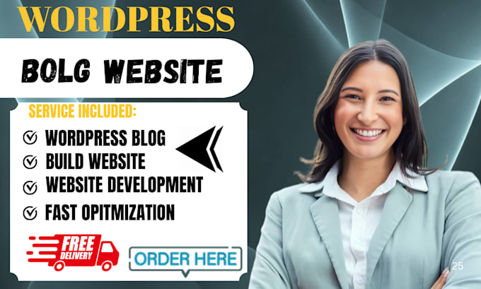 wordpress website, design or redesign wordpress blog website development
