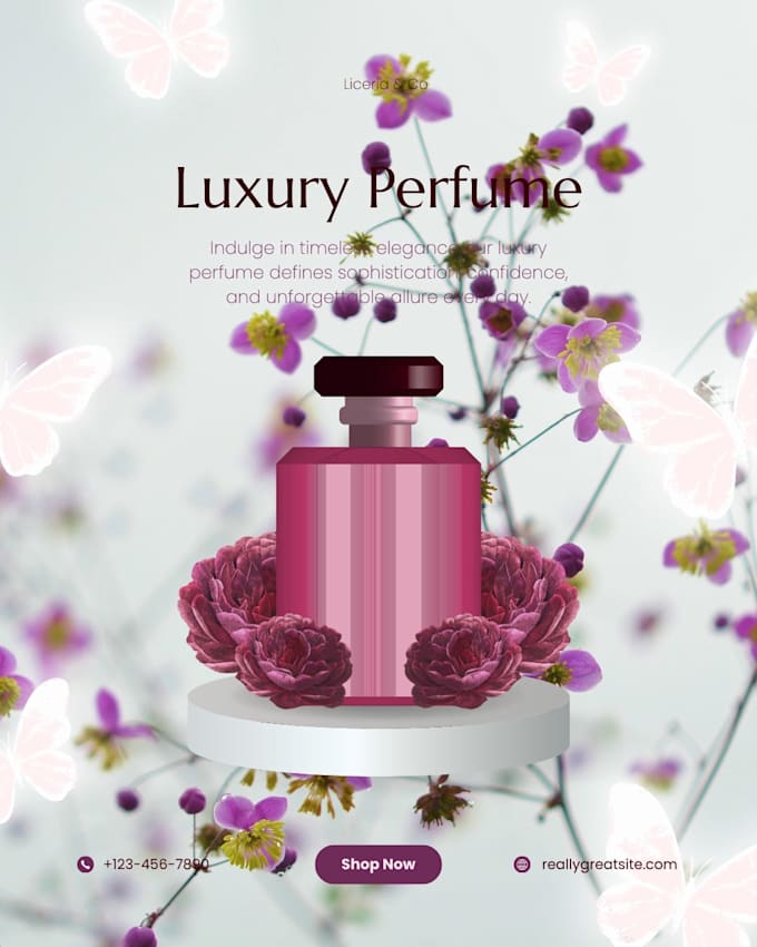 design luxury perfume label,bottle and packaging