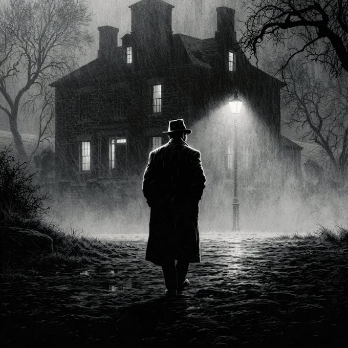draw noir, horror and dark comic book art and illustrations