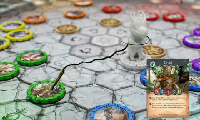 do cinematic 3d board game tabletop animation for kickstarter, gamefound, amazon