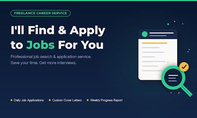 search and apply for jobs on your behalf