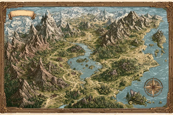 do map illustration map design fantasy map maker cartography