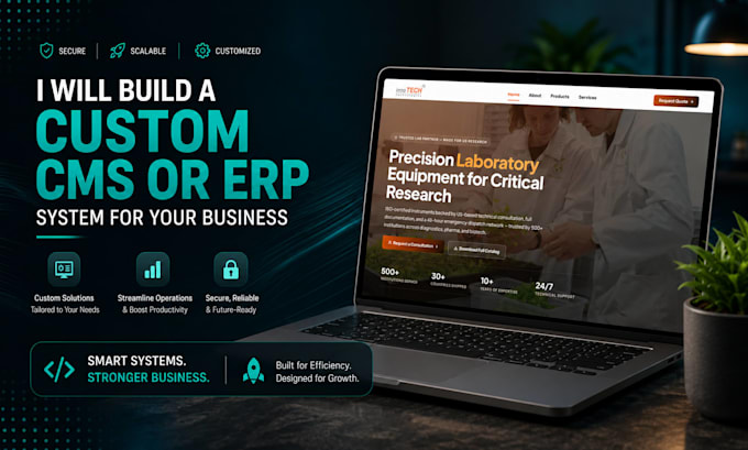 build a custom cms or erp system for your business