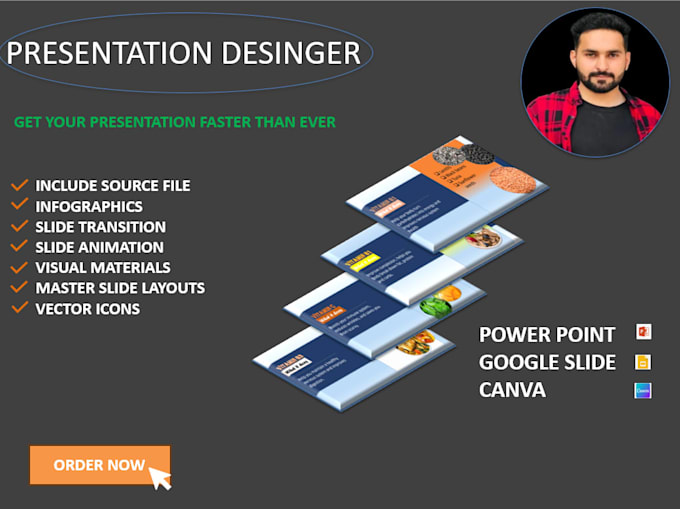 design professional powerpoint and google slides presentations