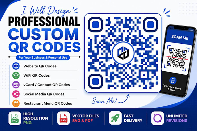 design professional custom qr code generator
