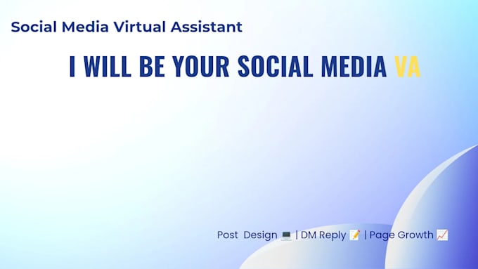 be your social media virtual assistant and canva designer