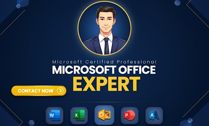 do any task in ms word, excel and powerpoint