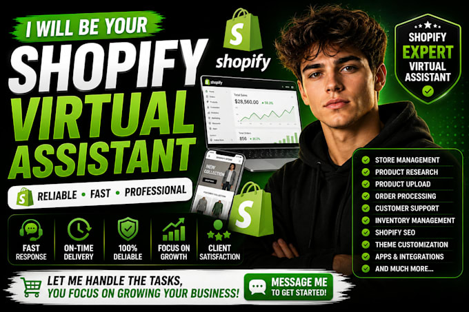 be your shopify virtual assistant