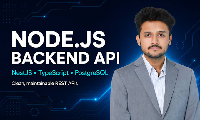 build a nodejs nestjs backend rest API with typescript