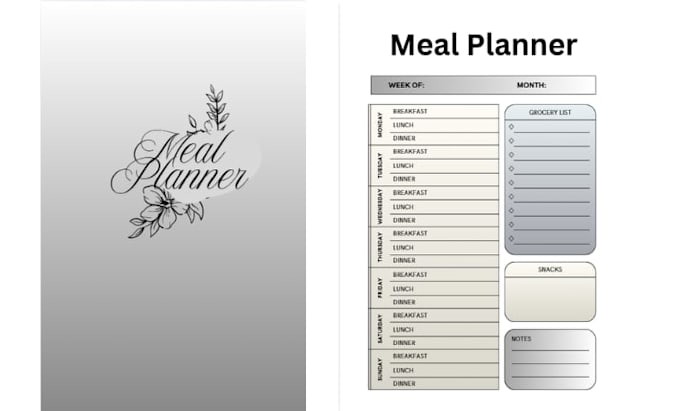 design custom printable planners journals and workbooks
