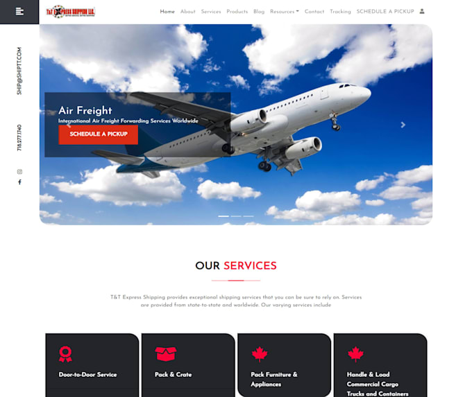 do shipping website, shipping management system for you