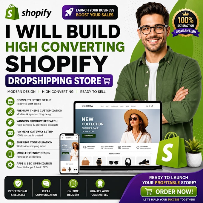 do shopify store design,shopify droshipping,shopify website development